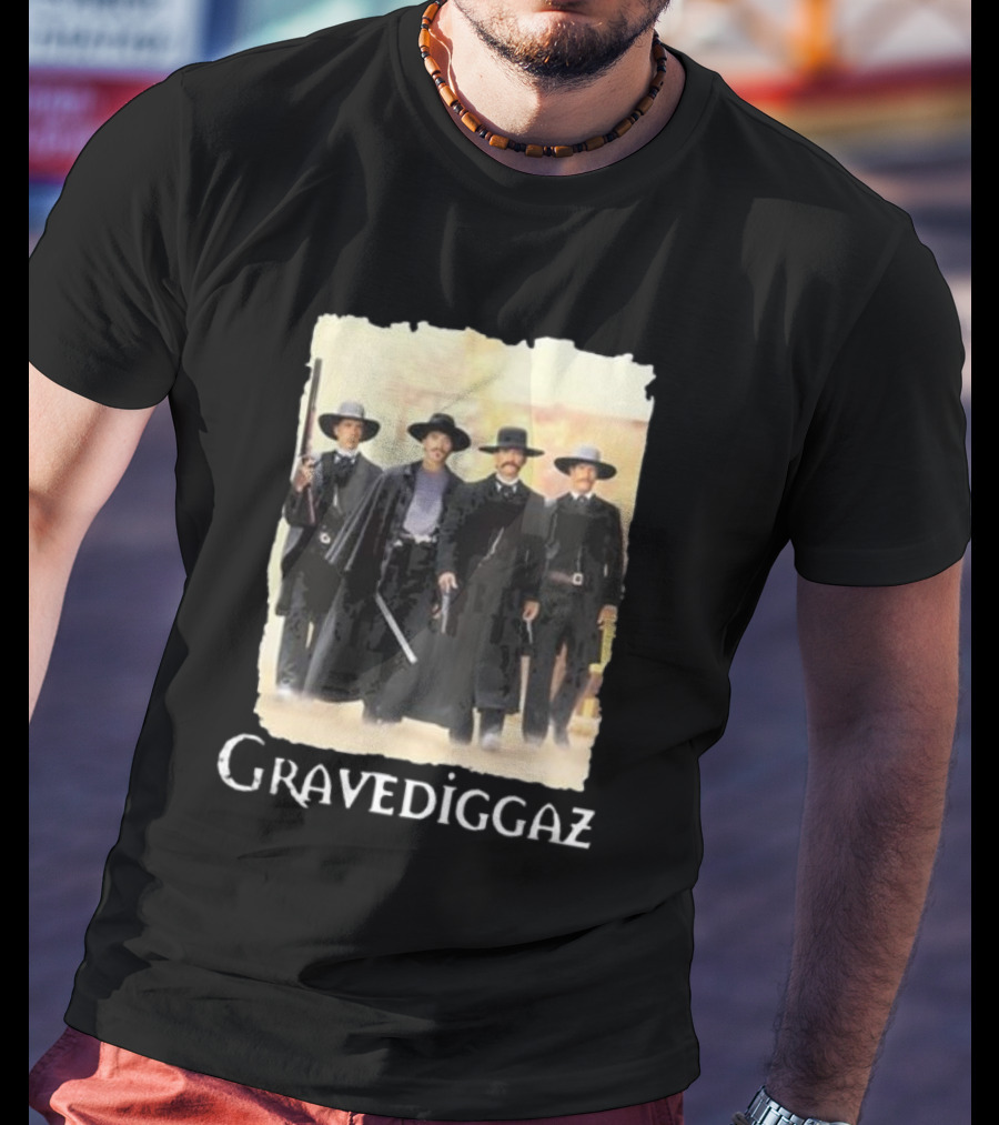 Methsyndicate Gravediggaz Tombstone Western Gunslingers T-Shirt
