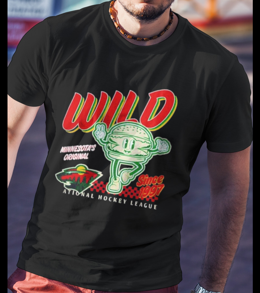 Minnesota Wild Original Mascot Since 1997 National Hockey League T-Shirt