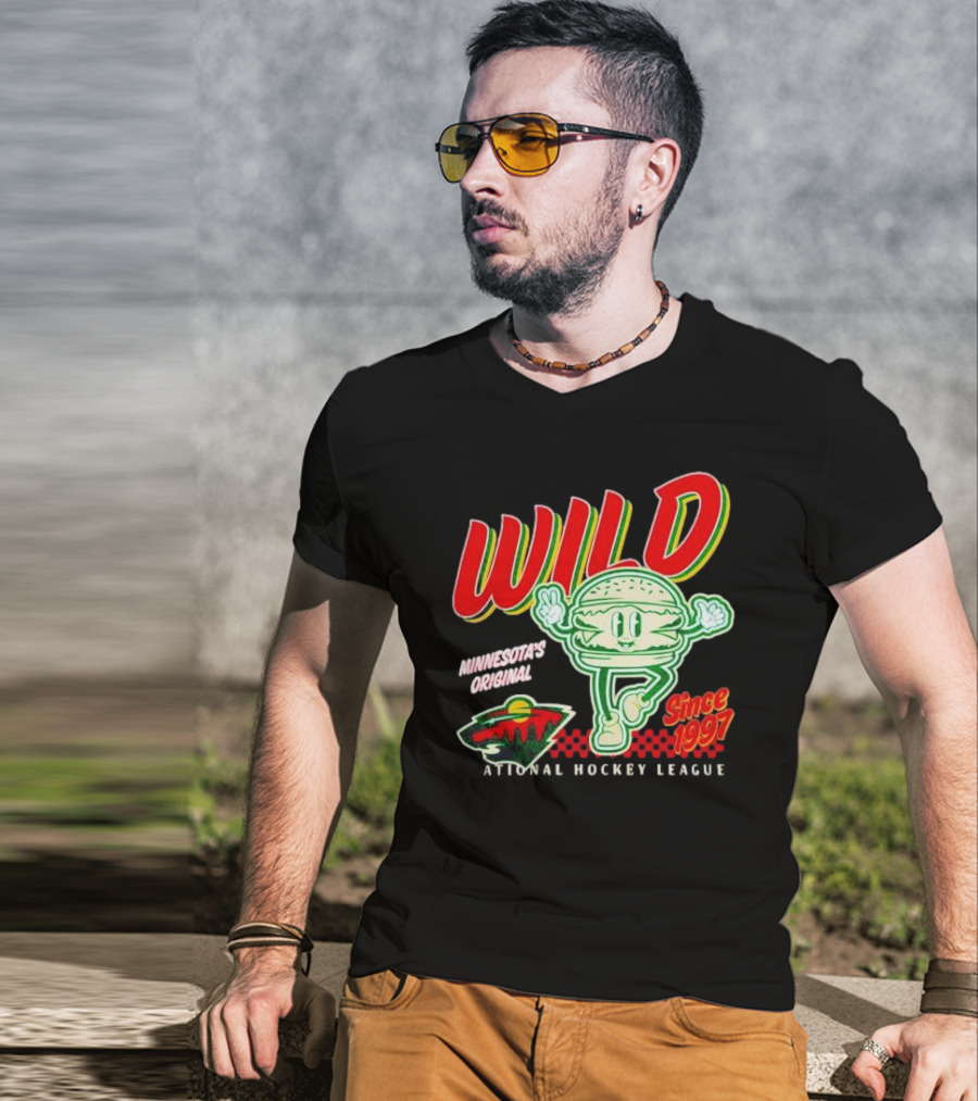 Minnesota Wild Original Mascot Since 1997 National Hockey League T-Shirt