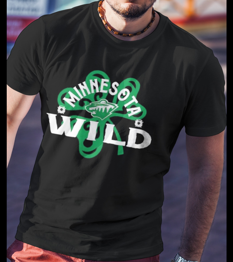 Minnesota Wild St. Patrick’s Day Shamrock 2025 T-Shirt