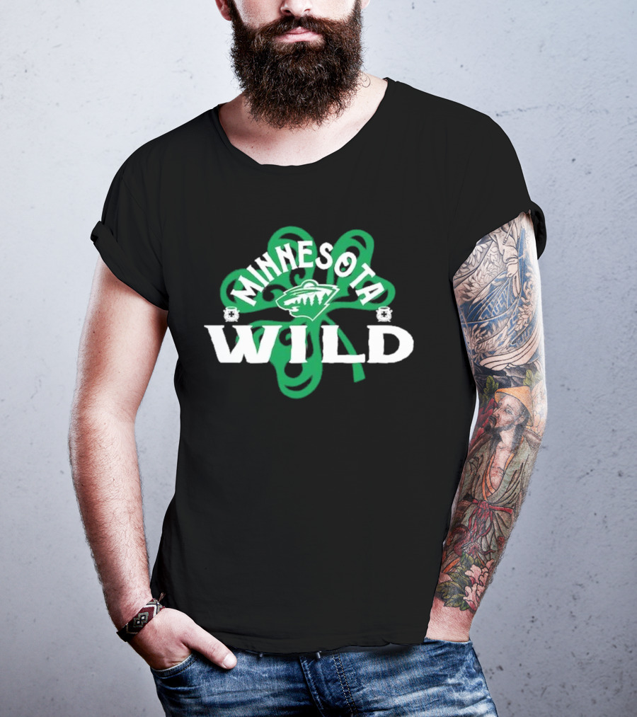 Minnesota Wild St. Patrick’s Day Shamrock 2025 T-Shirt