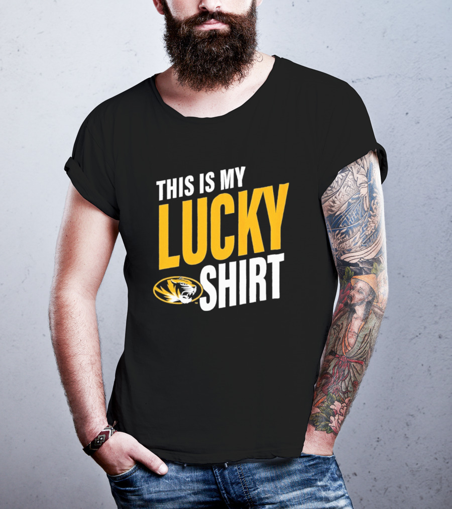 Missouri Tigers This Is My Lucky Mizzou Football T-Shirt