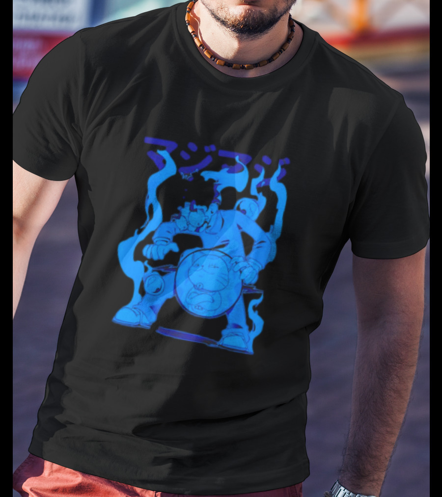 Dandadan My Balls Manga Character With Blue Aura T-Shirt