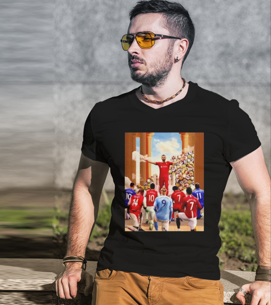 Liverpool FC Mohamed Salah Premier League Goals Tribute T-Shirt