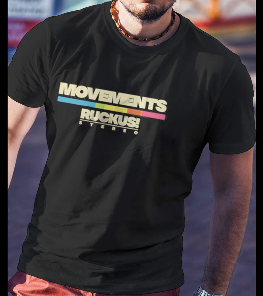 Movements Ruckus Stereo Retro Color Bar T-Shirt