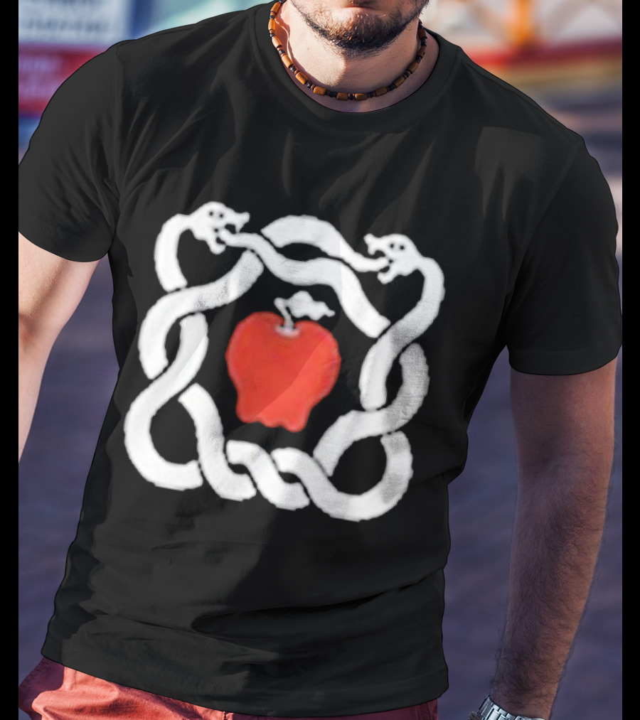 Msg Snake Dom Dolla Red Apple White Snakes T-Shirt