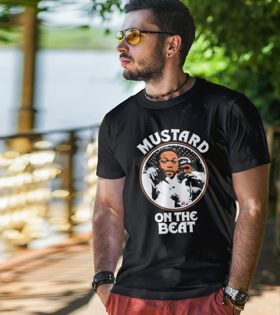 Mustard On The Beat DJ Mustard Circle Design T-Shirt