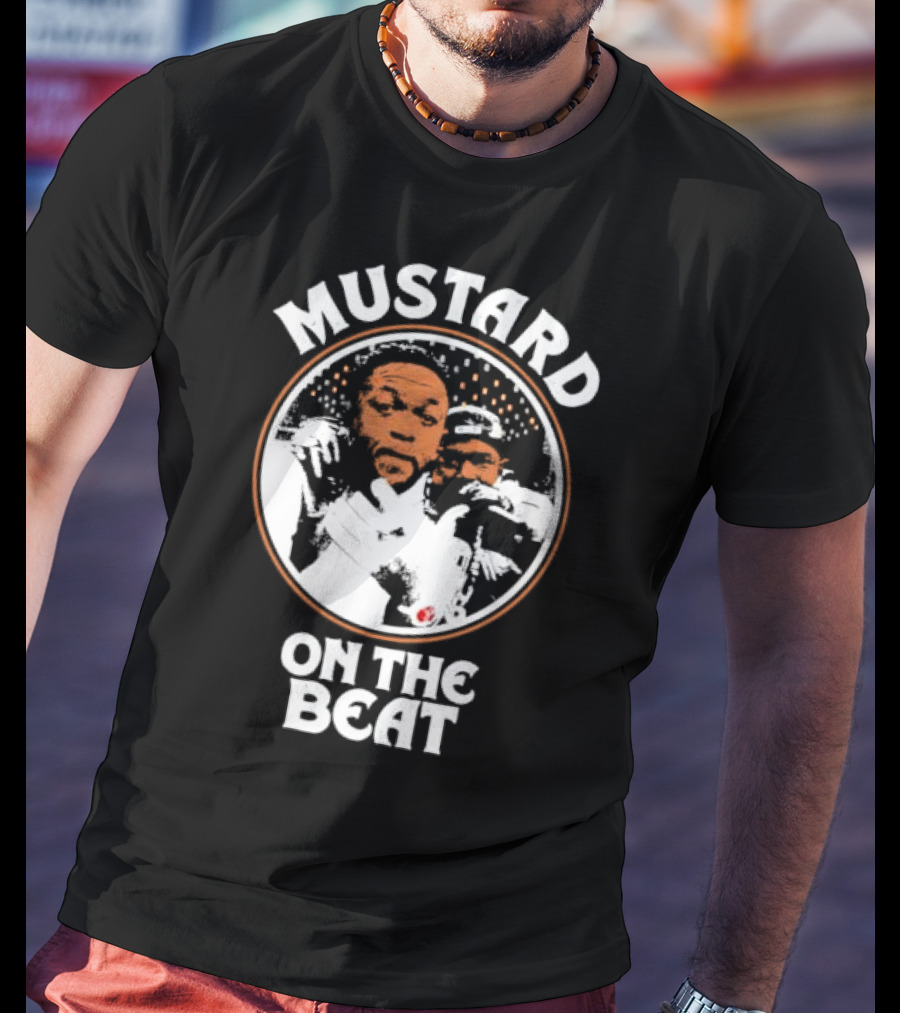 Mustard On The Beat DJ Mustard Circle Design T-Shirt