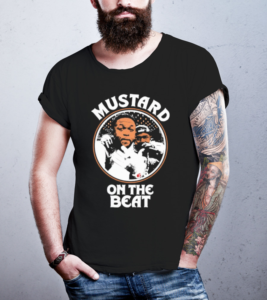 Mustard On The Beat DJ Mustard Circle Design T-Shirt