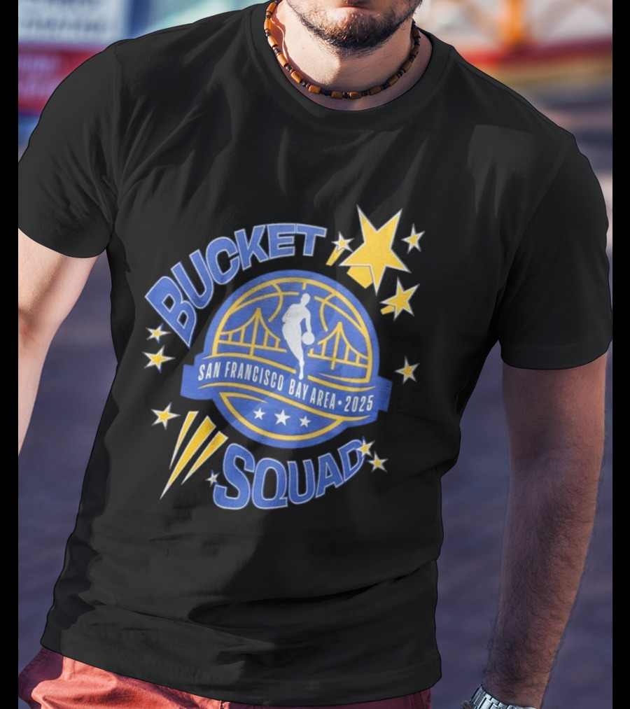 NBA All-Star 2025 Bucket Squad San Francisco Bay Area T-Shirt