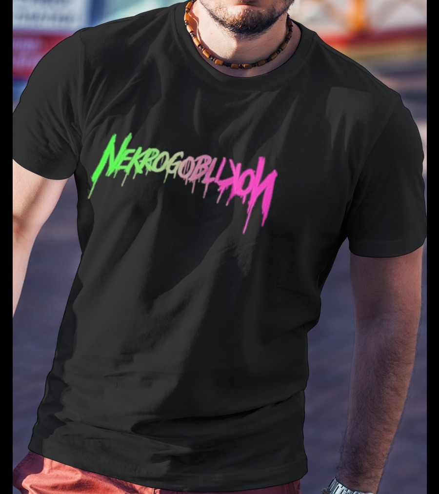 Nekrogoblikon Goblin Mode Wicked Ombre Neon Drip T-Shirt