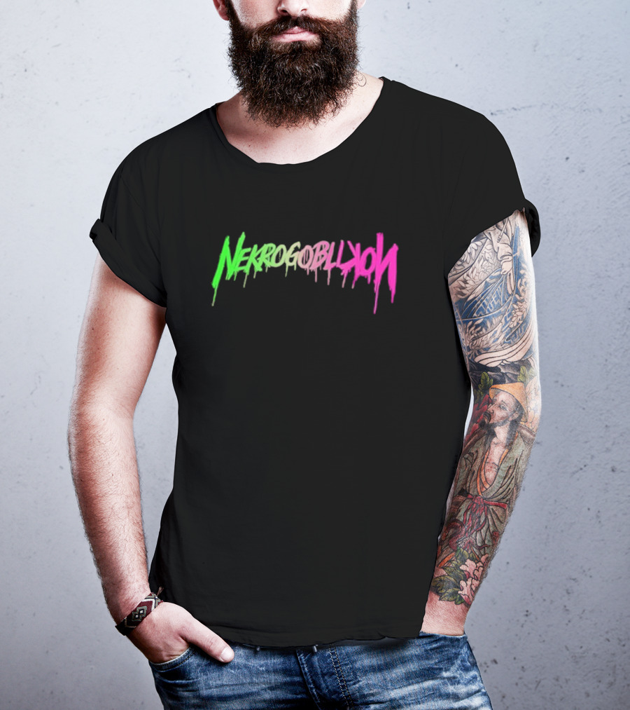 Nekrogoblikon Goblin Mode Wicked Ombre Neon Drip T-Shirt