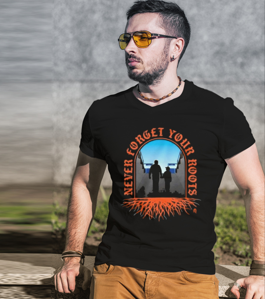 Never Forget Your Roots Family Connection Silhouette Roots T-Shirt