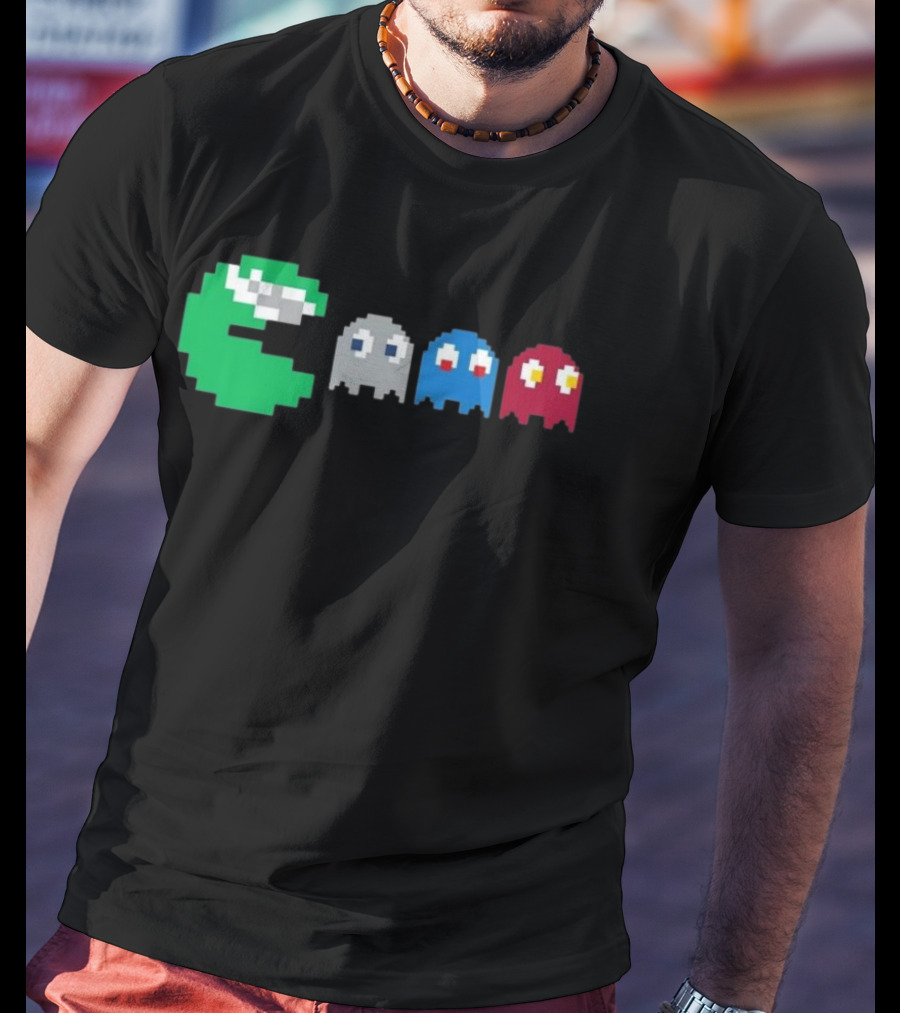 NFC East Rivalry Pac-Man Ghosts Football Theme T-Shirt