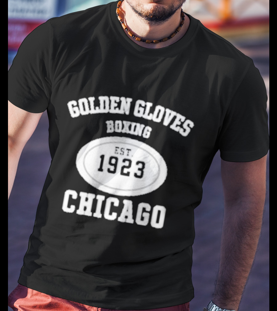 Golden Gloves Boxing 1923 Chicago Vintage Style T-Shirt