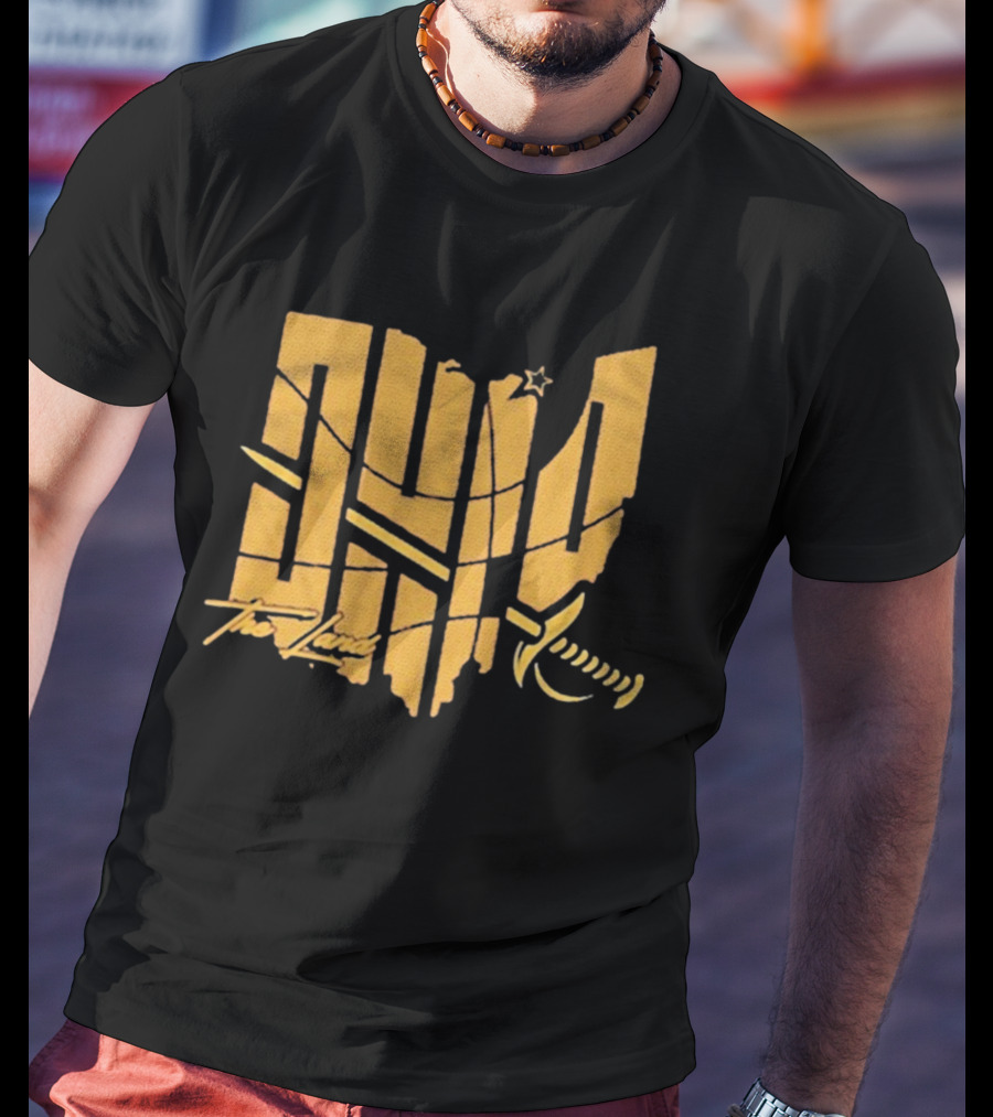 Ohio Cleveland The Land 2025 Basketball Star T-Shirt