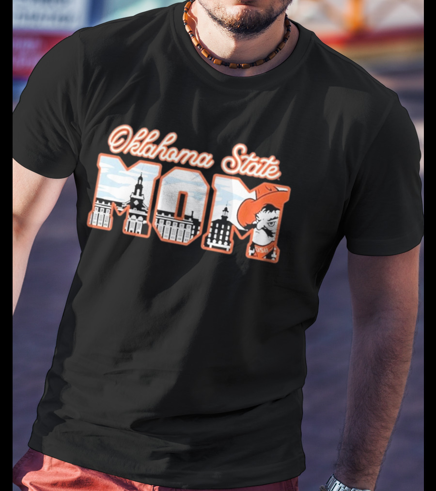 Oklahoma State Mom Campus Cowboys OSU Iconic Imagery T-Shirt