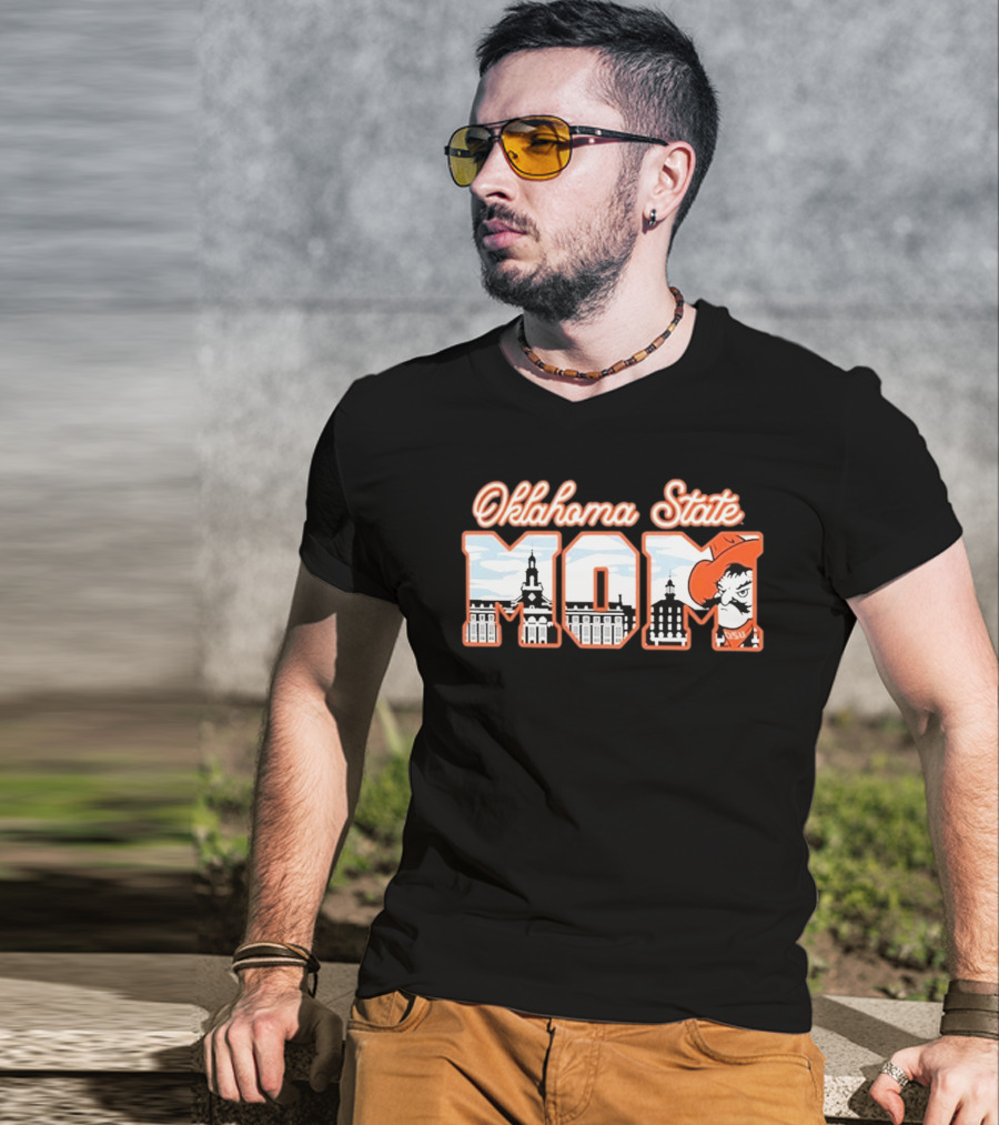Oklahoma State Mom Campus Cowboys OSU Iconic Imagery T-Shirt