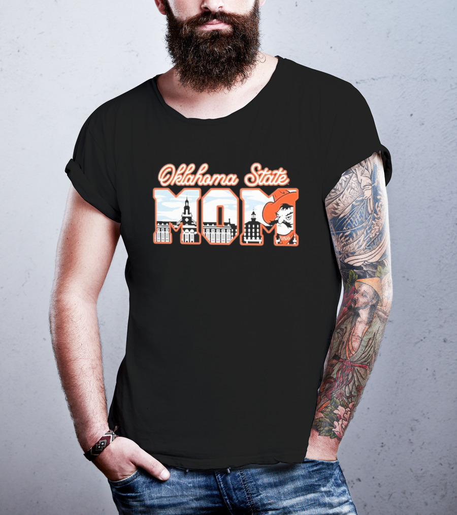 Oklahoma State Mom Campus Cowboys OSU Iconic Imagery T-Shirt