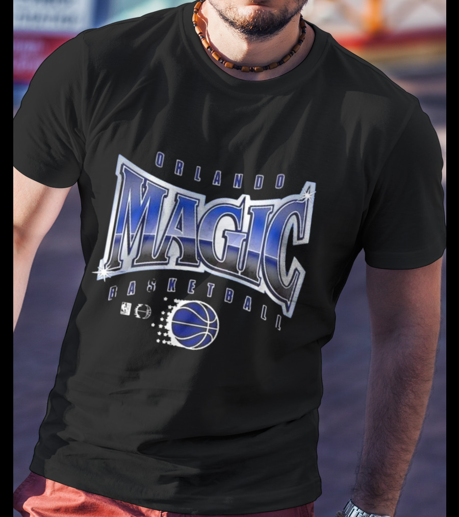 Orlando Magic Basketball Worldwide Glow Up Retro NBA Sports Fan Apparel T-Shirt
