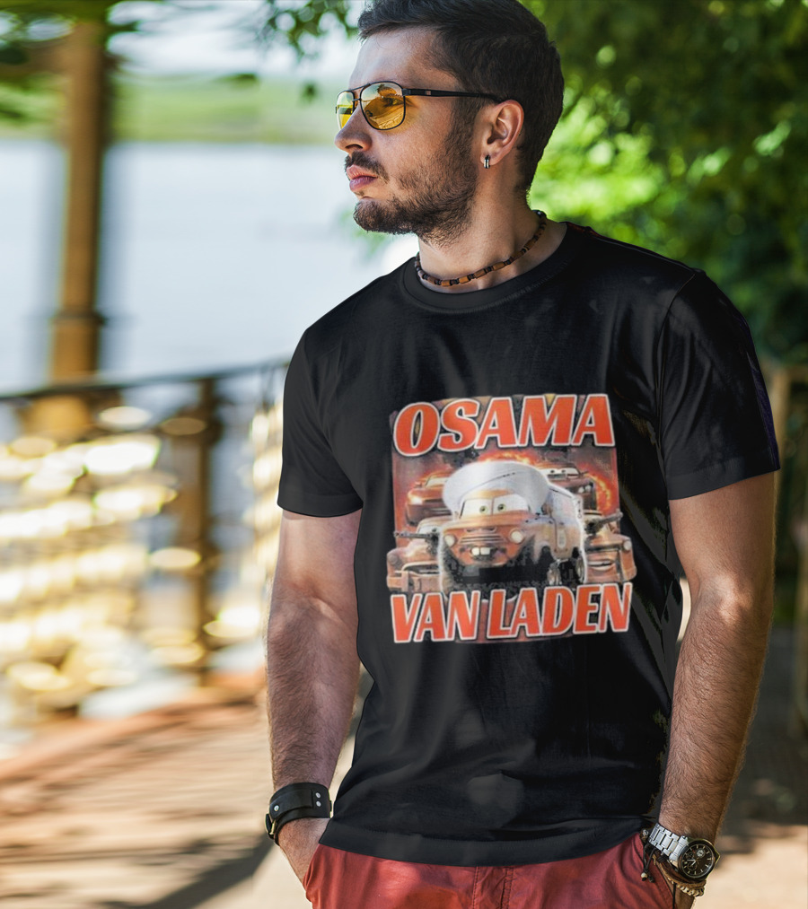 Osama Van Laden Cars Parody T-Shirt