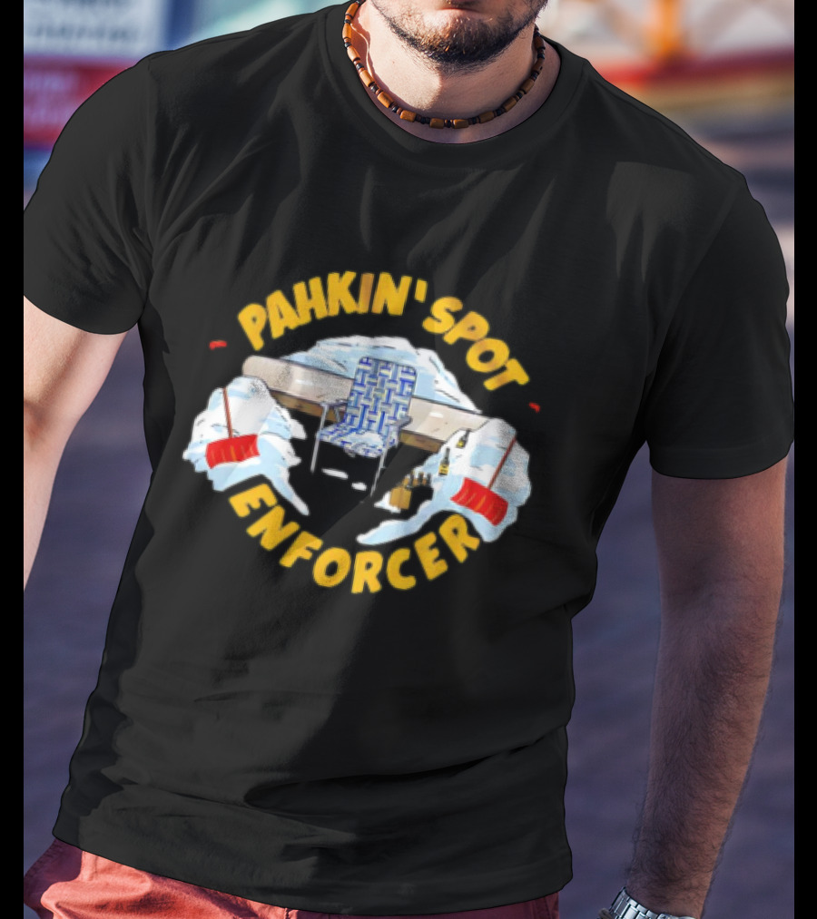 Pahkin’ Spot Enforcer Hockey Ice Rink Shovels T-Shirt