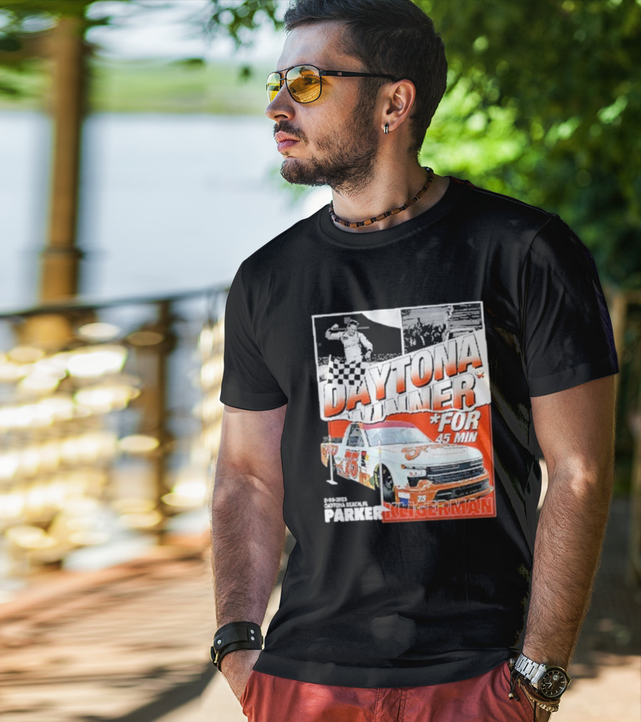 Parker Kligerman Daytona Winner 45 Min Celebration NASCAR Race Car 75 T-Shirt