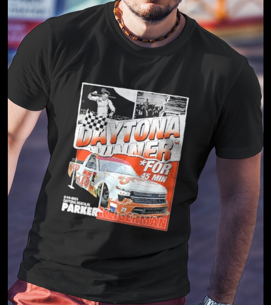 Parker Kligerman Daytona Winner 45 Min Celebration NASCAR Race Car 75 T-Shirt