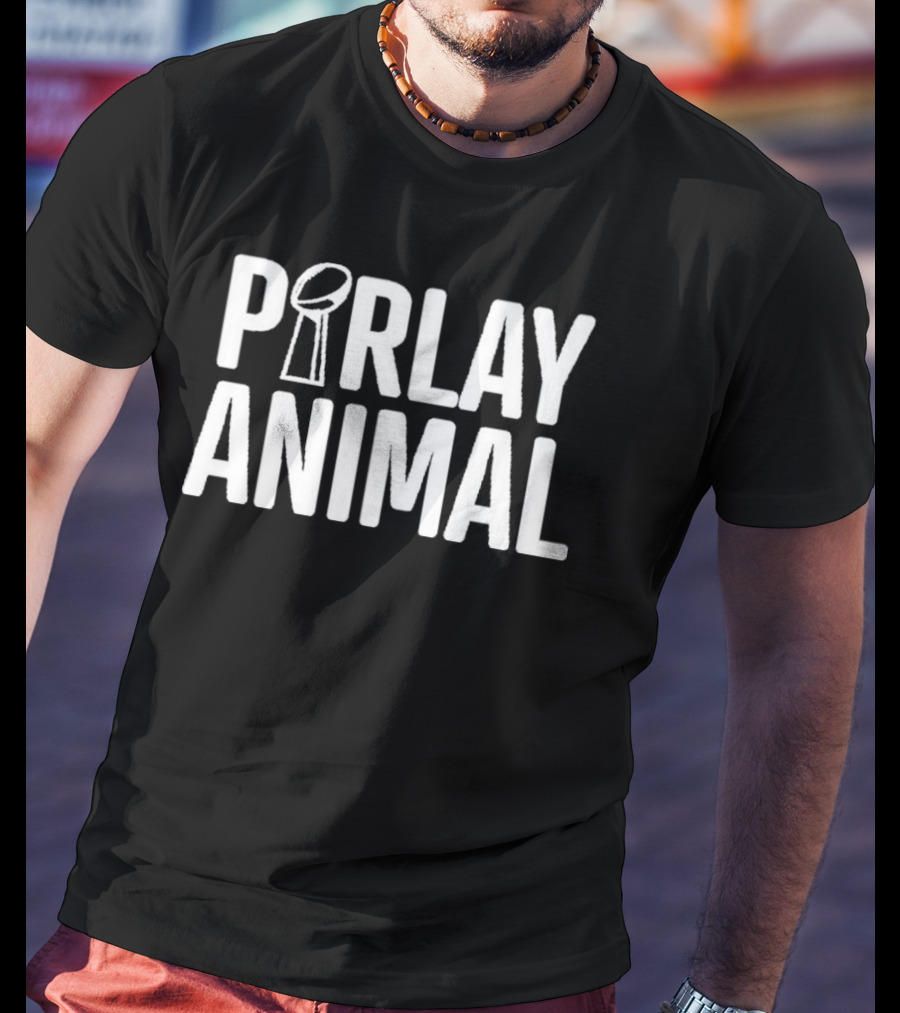 Parlay Animal Football Trophy Icon Design T-Shirt