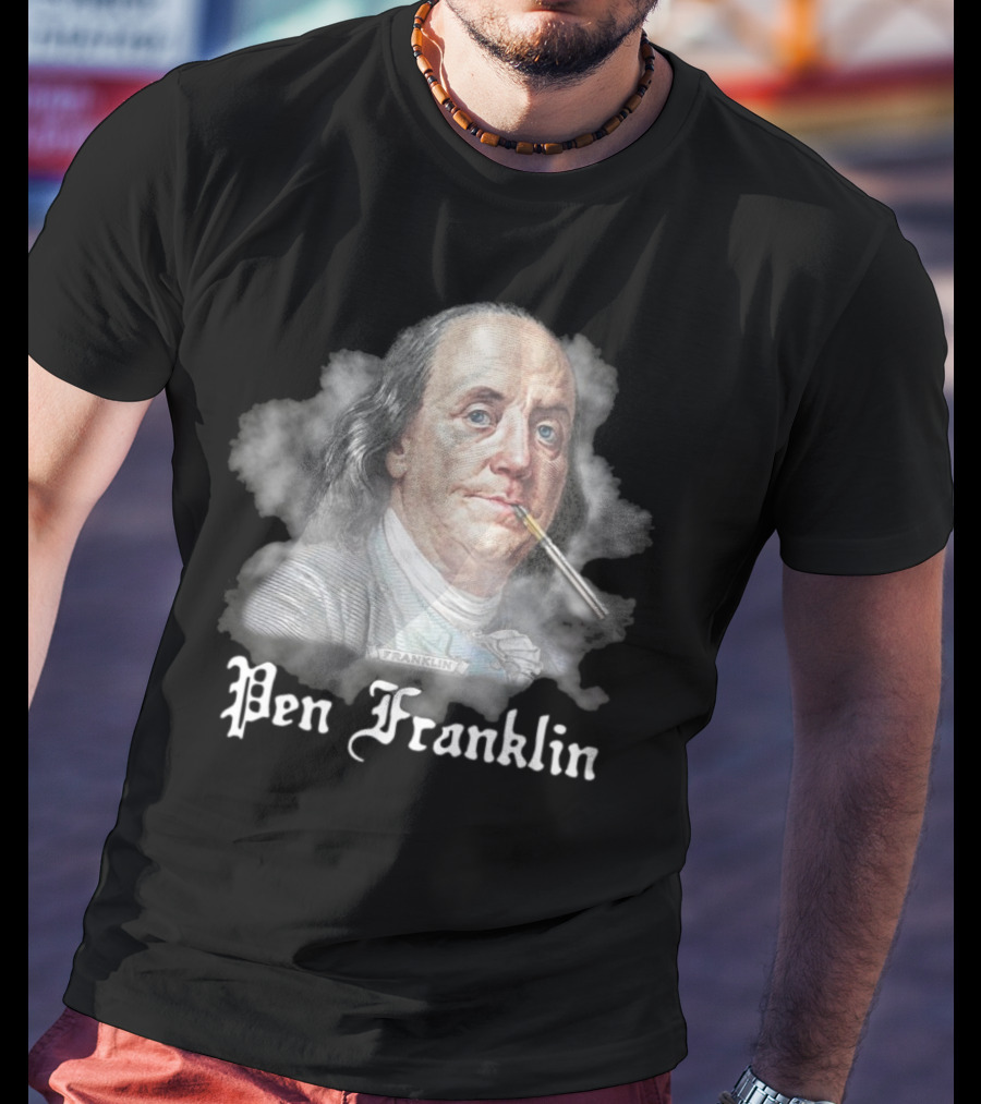 Pen Franklin 2025 Historical Parody Theme T-Shirt