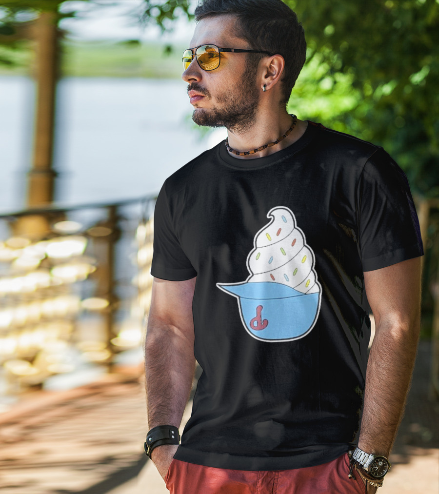 Philadelphia Phillies Ice Cream Helmet With Sprinkles T-Shirt