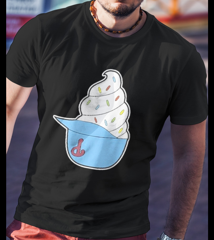 Philadelphia Phillies Ice Cream Helmet With Sprinkles T-Shirt