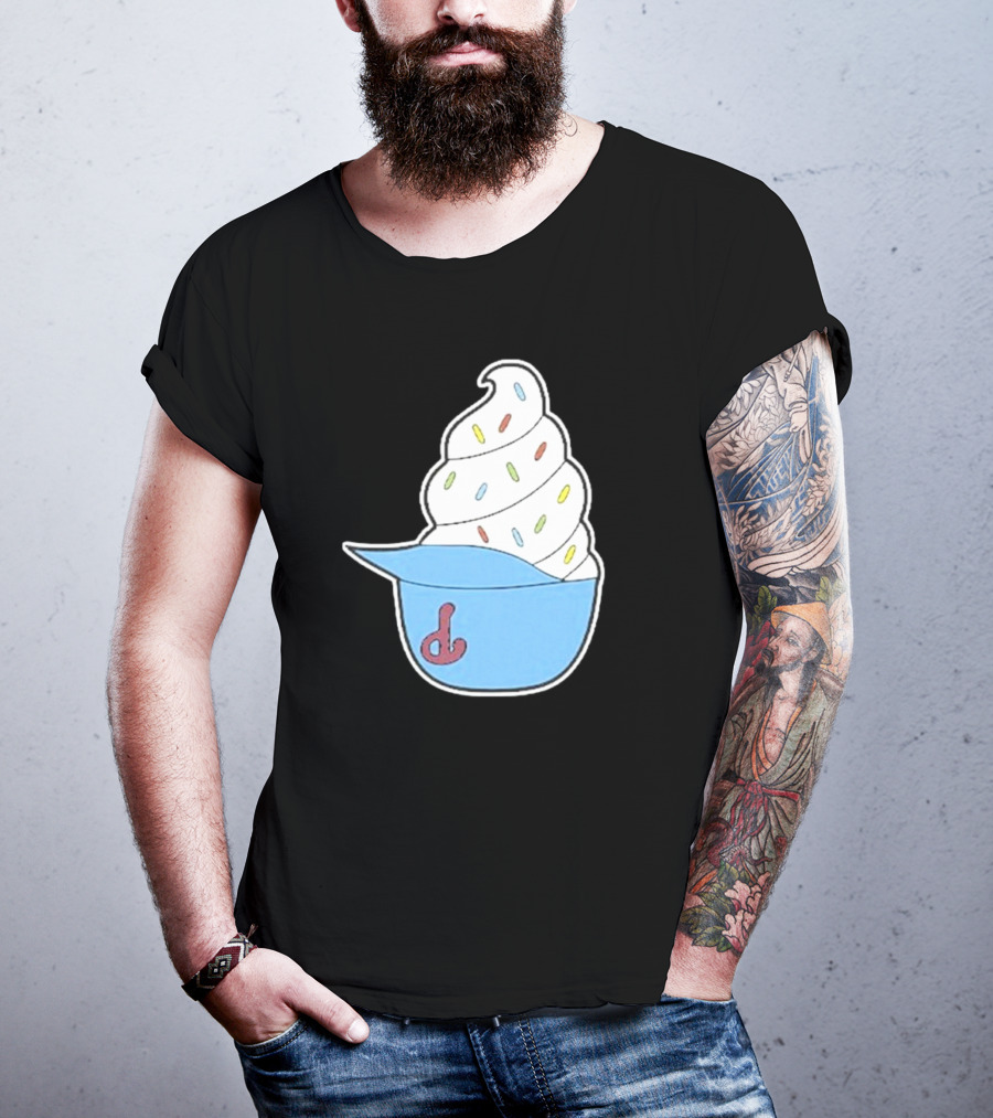 Philadelphia Phillies Ice Cream Helmet With Sprinkles T-Shirt