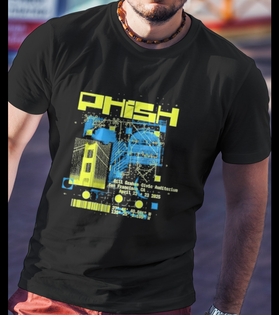 Phish San Francisco California April 22nd And 23rd 2025 T-Shirt