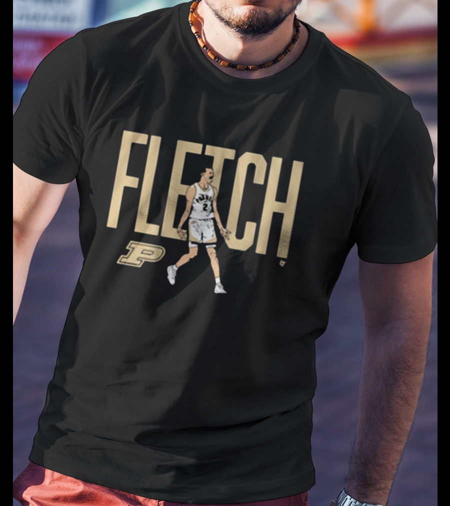 Purdue Basketball Fletch P T-Shirt