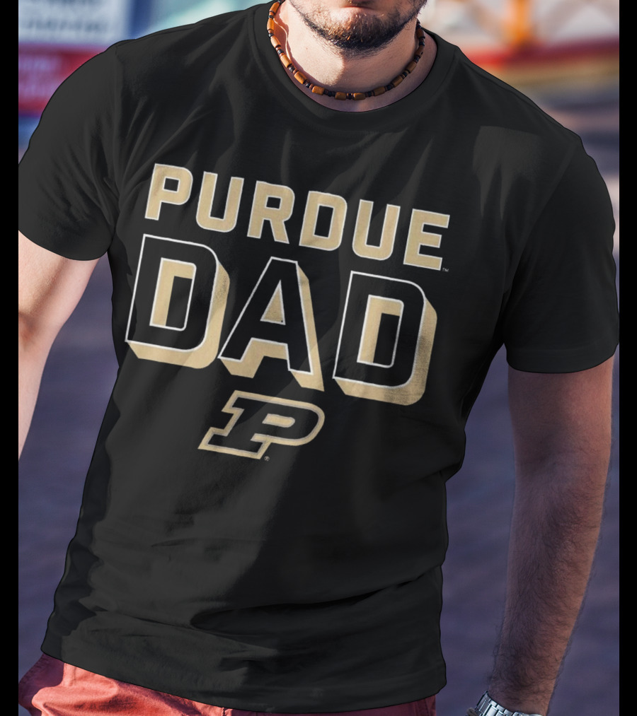 Purdue Dad Purdue Boilermakers P T-Shirt