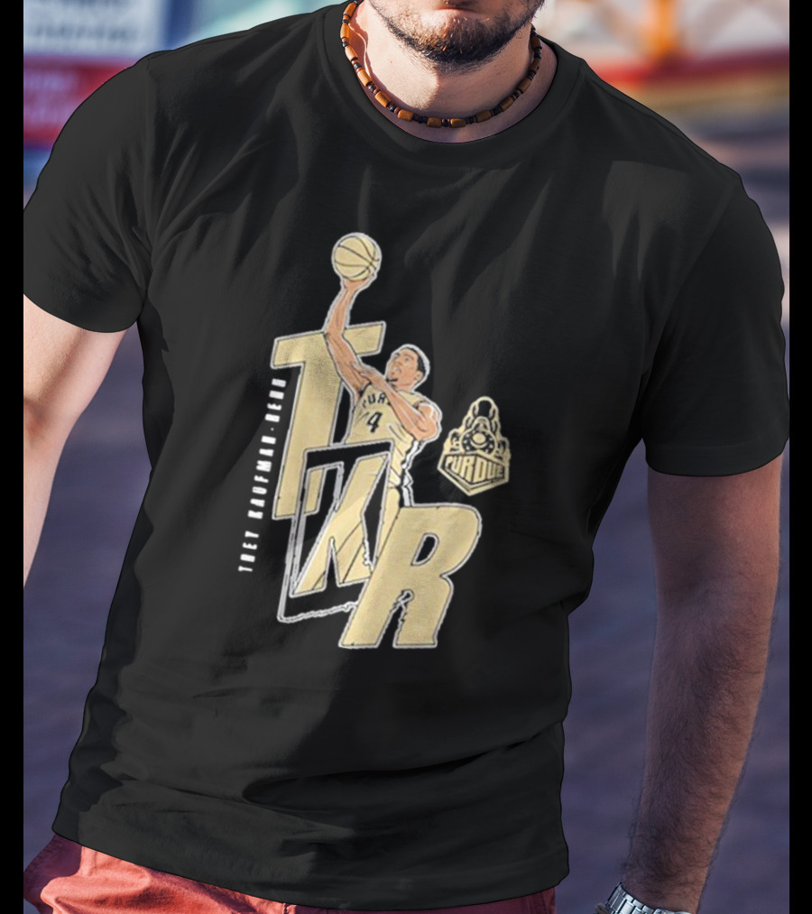 Purdue Basketball Trey Kaufman-Renn TKR Iconic Dunk T-Shirt