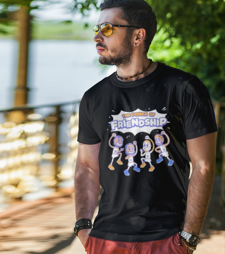 The Power Of Friendship New York Knicks Basketball Characters T-Shirt
