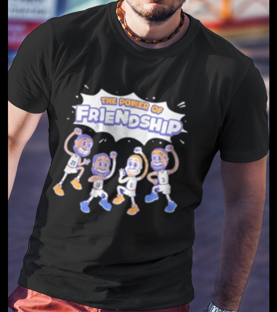 The Power Of Friendship New York Knicks Basketball Characters T-Shirt