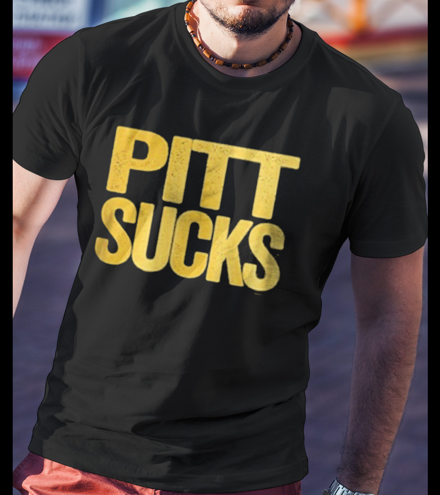 West Virginia Mountaineers Pitt Sucks T-Shirt