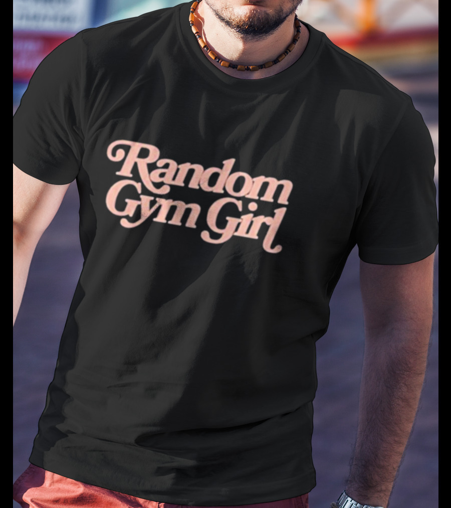 Random Gym Girl Pastel Text Typography T-Shirt