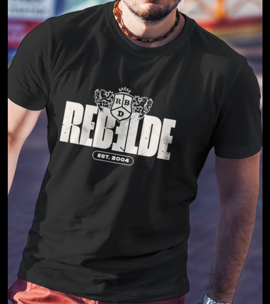 Rebelde RBD Emblem Est 2004 Crest Logo T-Shirt