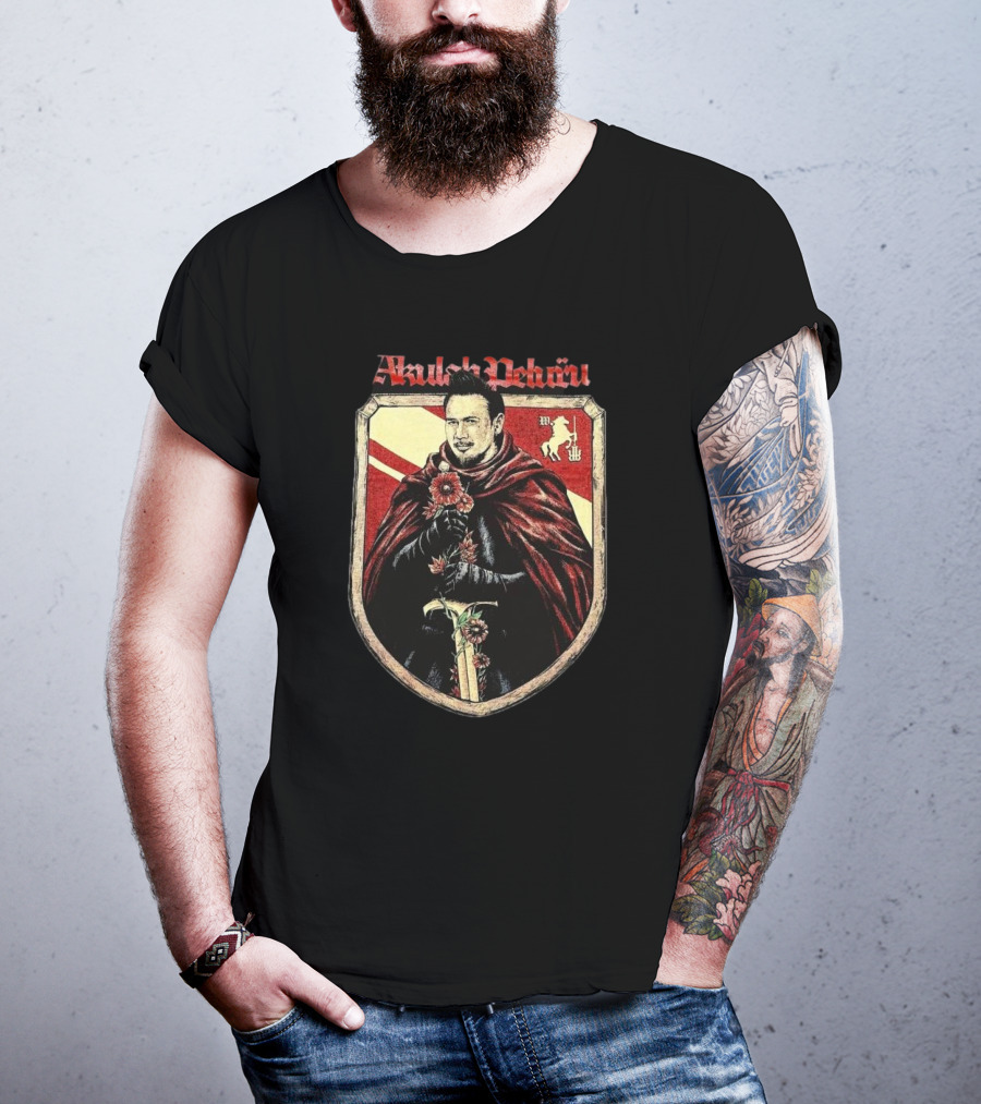 Rebellion Rose X Jrd Sid Akulah Peluru 2025 Knight Rose Emblem T-Shirt