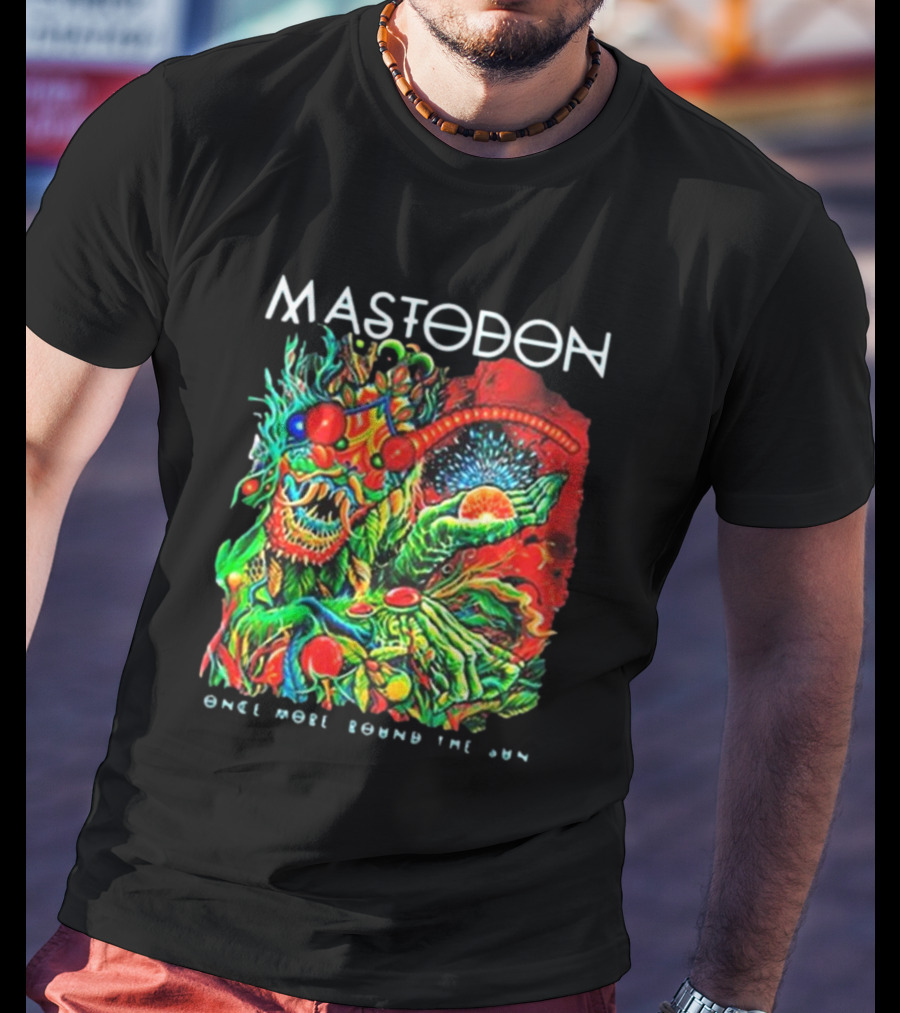 Mastodon Once More Round The Sun Psychedelic Artwork T-Shirt