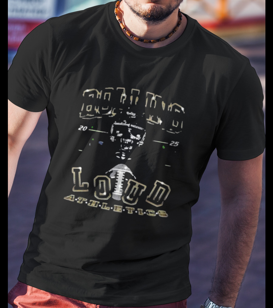 Rolling Loud Athletics 2025 Skull Motif T-Shirt