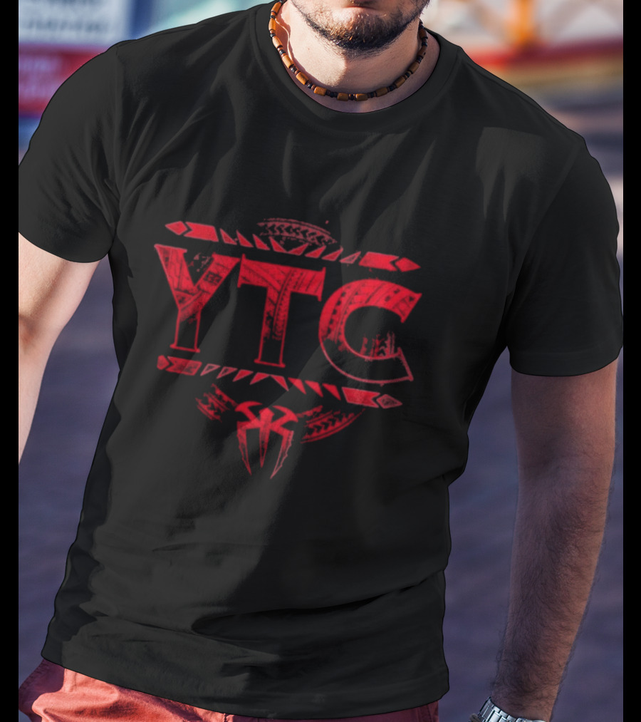 Roman Reigns YTC Red Tribal Insignia T-Shirt