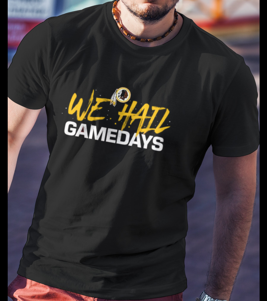 We Hail Gamedays Ryan Wetzel Washington Football Iconic Logo T-Shirt