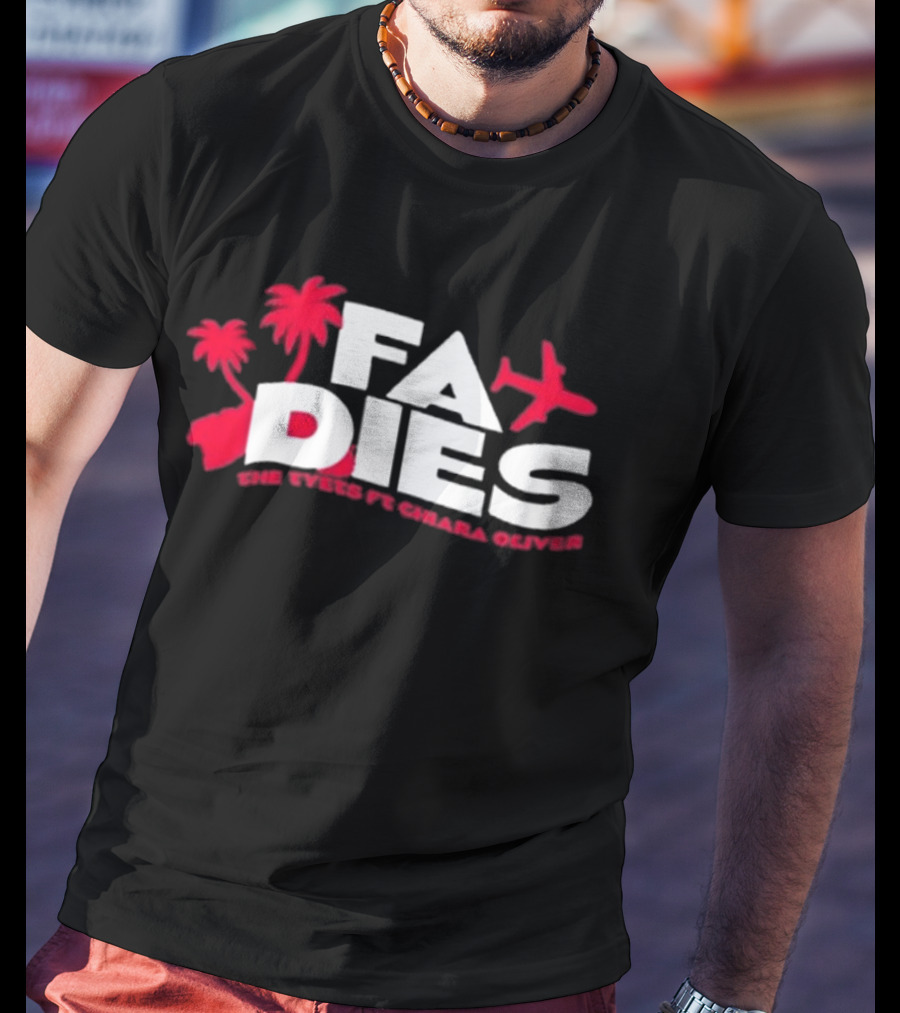 Fa Dies One Speed Ft. Chiara Oliver Palm Trees And Airplane T-Shirt