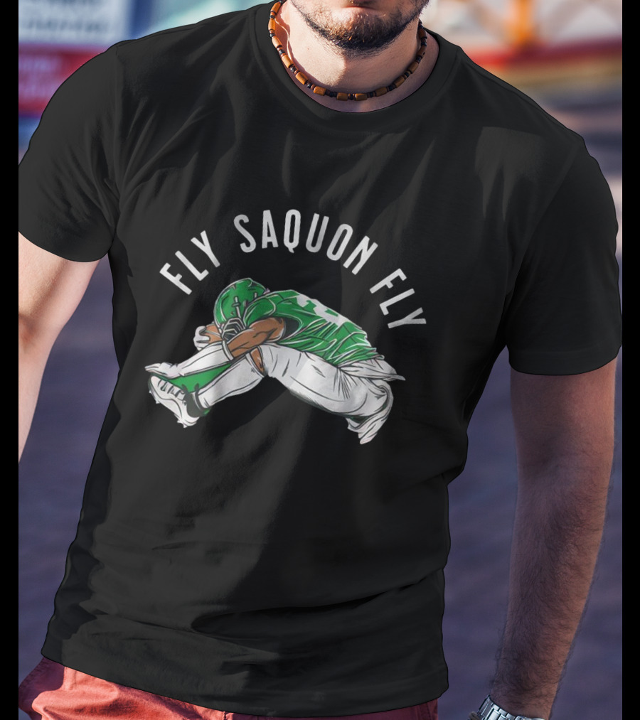 Fly Saquon Fly Philadelphia Eagles Win Washington Commanders T-Shirt