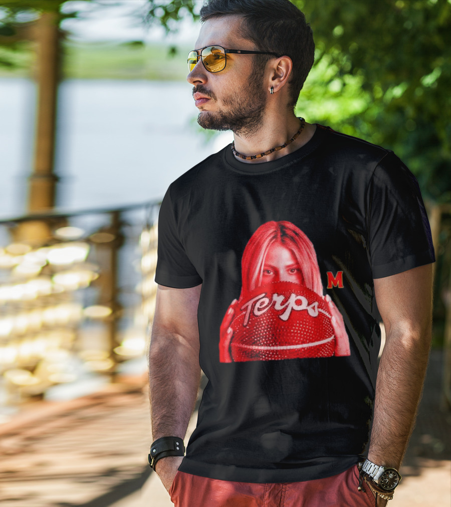 Saylor Poffenbarger Terps Basketball Maryland M T-Shirt